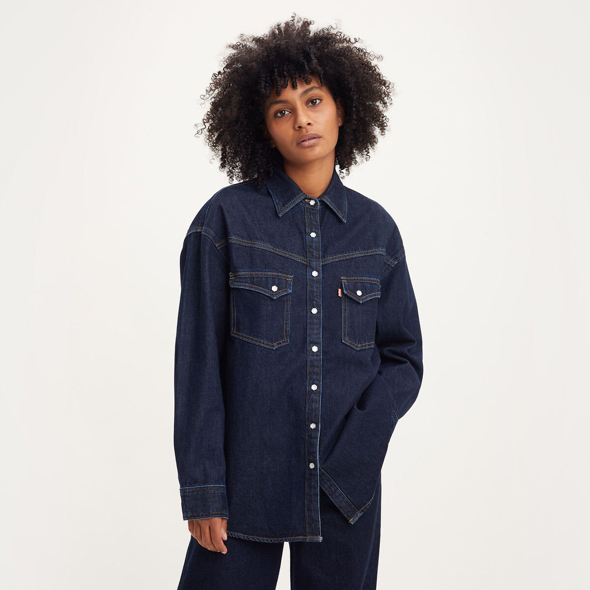 Bluse, Oversized-Form, Hemdkragen von Levi's