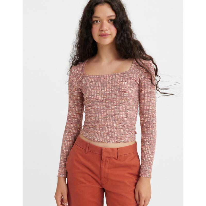 Cropped-Shirt mit langen Ärmeln von Levi's