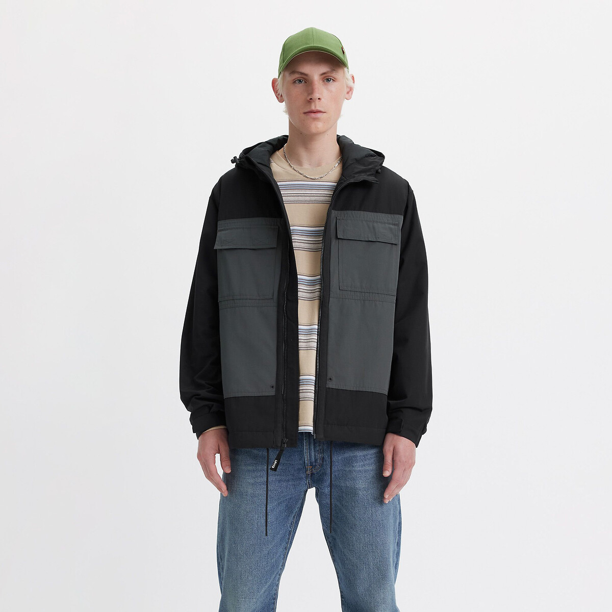 Kapuzenjacke, Materialmix von Levi's