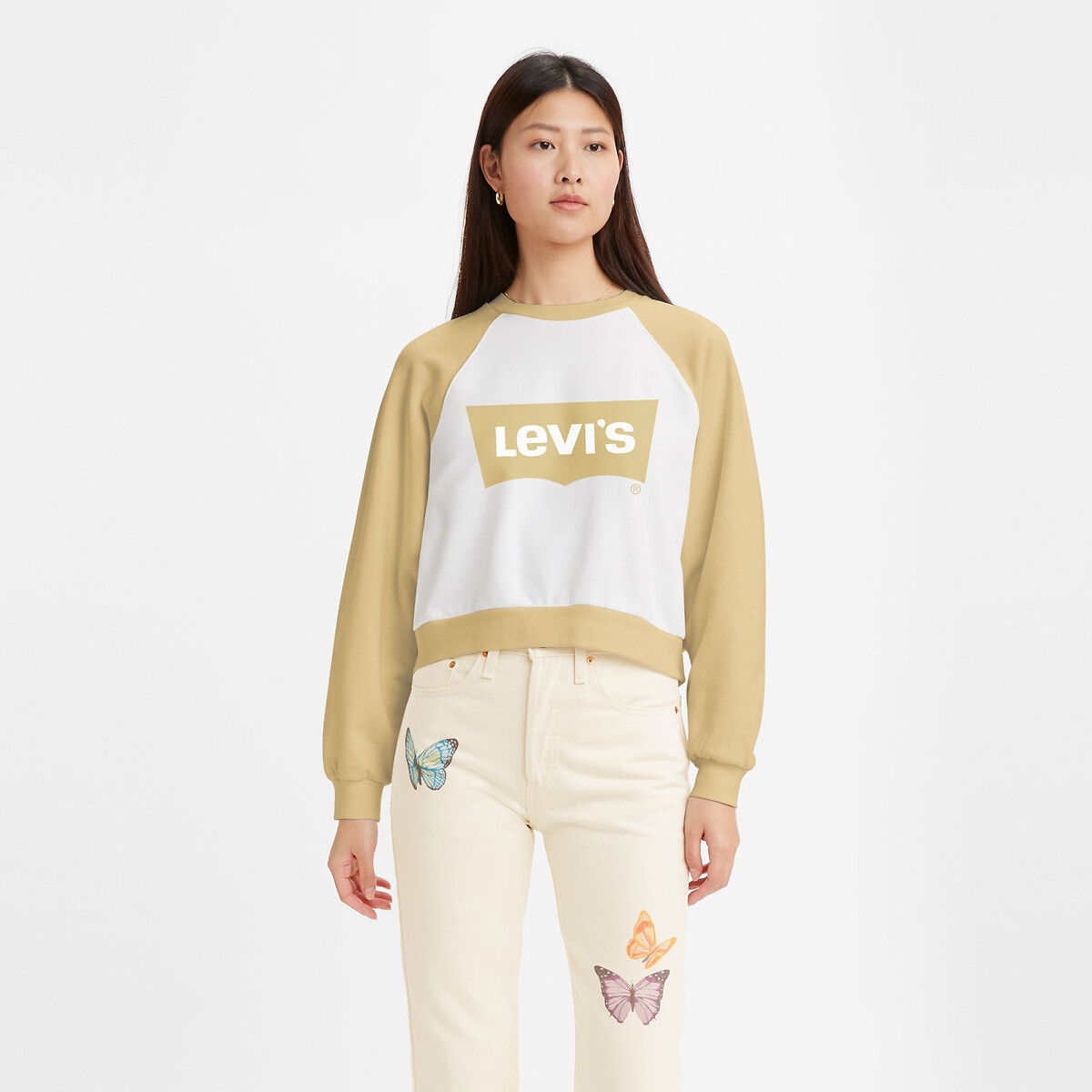 Kurzes Sweatshirt, Logoprint vorne von Levi's