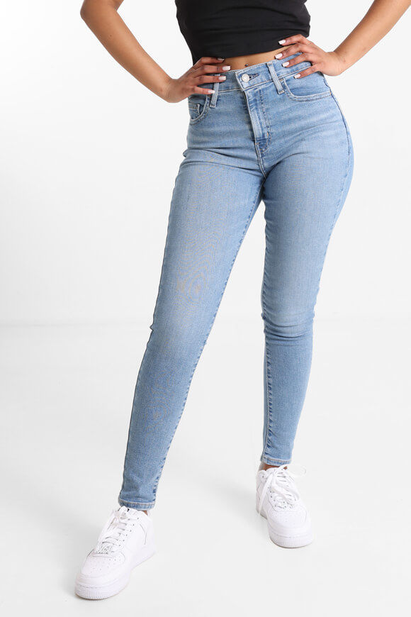 Levi's 720 High Rise Super Skinny Jeans L28 | Light Indigo Worn In | Damen  | 26/28 von Levi's