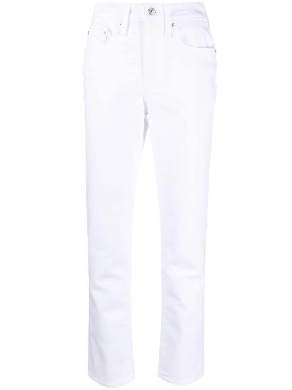 Levi's 724 high-waist slim-fit trousers - White von Levi's