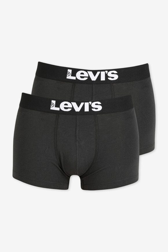 Levi's Doppelpack Boxershorts | Schwarz | Herren  | L von Levi's