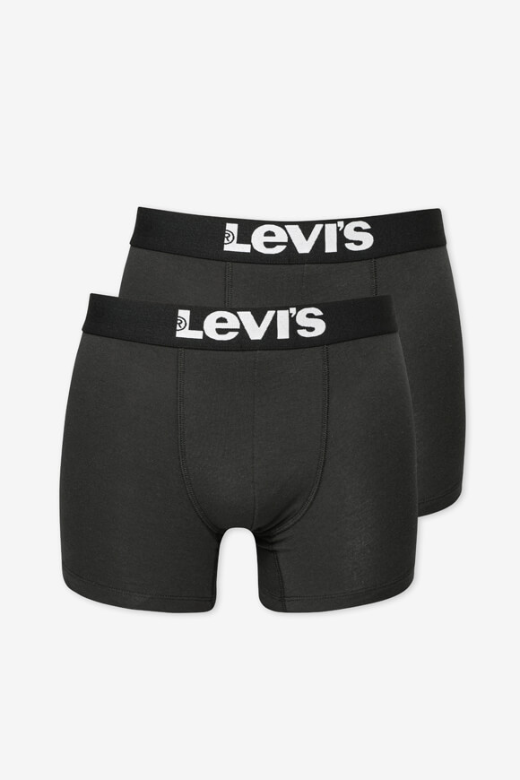 Levi's Doppelpack Boxershorts | Schwarz | Herren  | L von Levi's