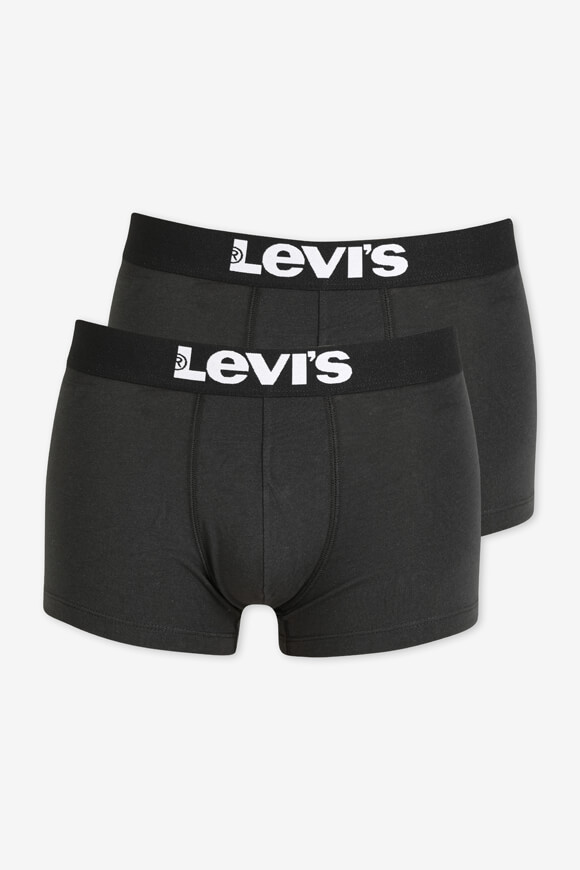 Levi's Doppelpack Boxershorts | Schwarz | Herren  | M von Levi's