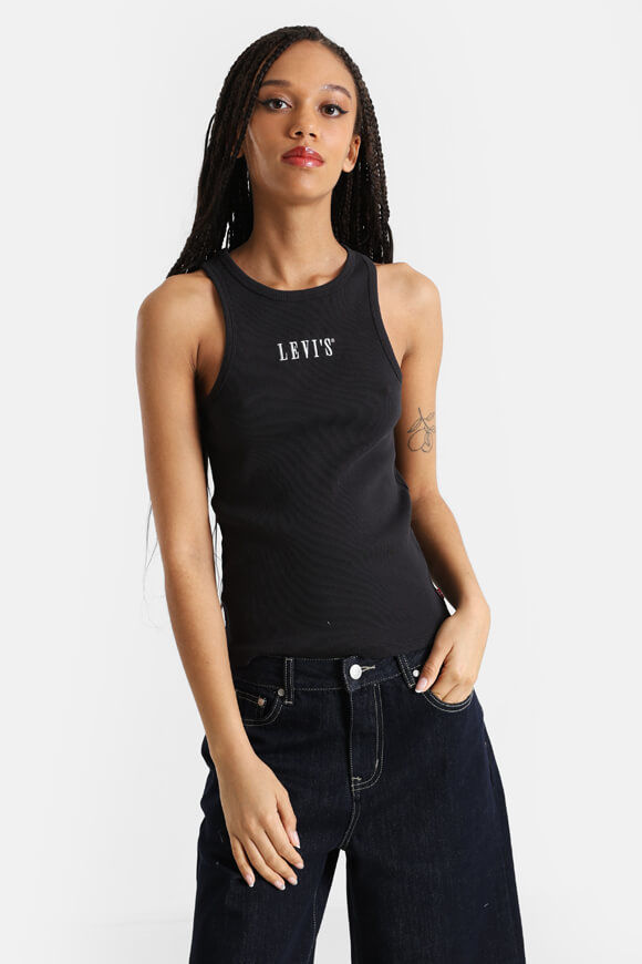 Levi's Geripptes Tanktop | Black | Damen | M Levi's Geripptes Tanktop | Black | Damen | M von Levi's