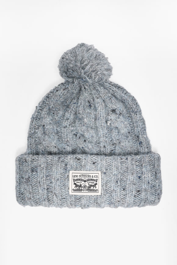 Levi's Pom-Beanie | Light Blue Heather | Damen  | Einheitsgroesse von Levi's