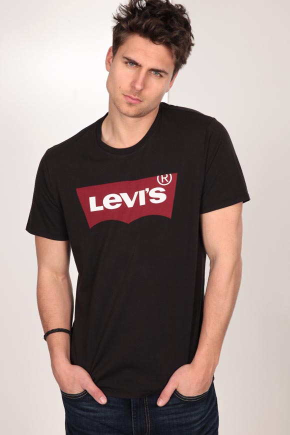 Levi's T-Shirt | Schwarz | Herren  | L von Levi's