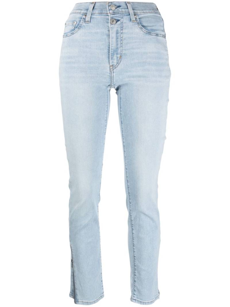 Levi's ankle-zips skinny jeans - Blue von Levi's