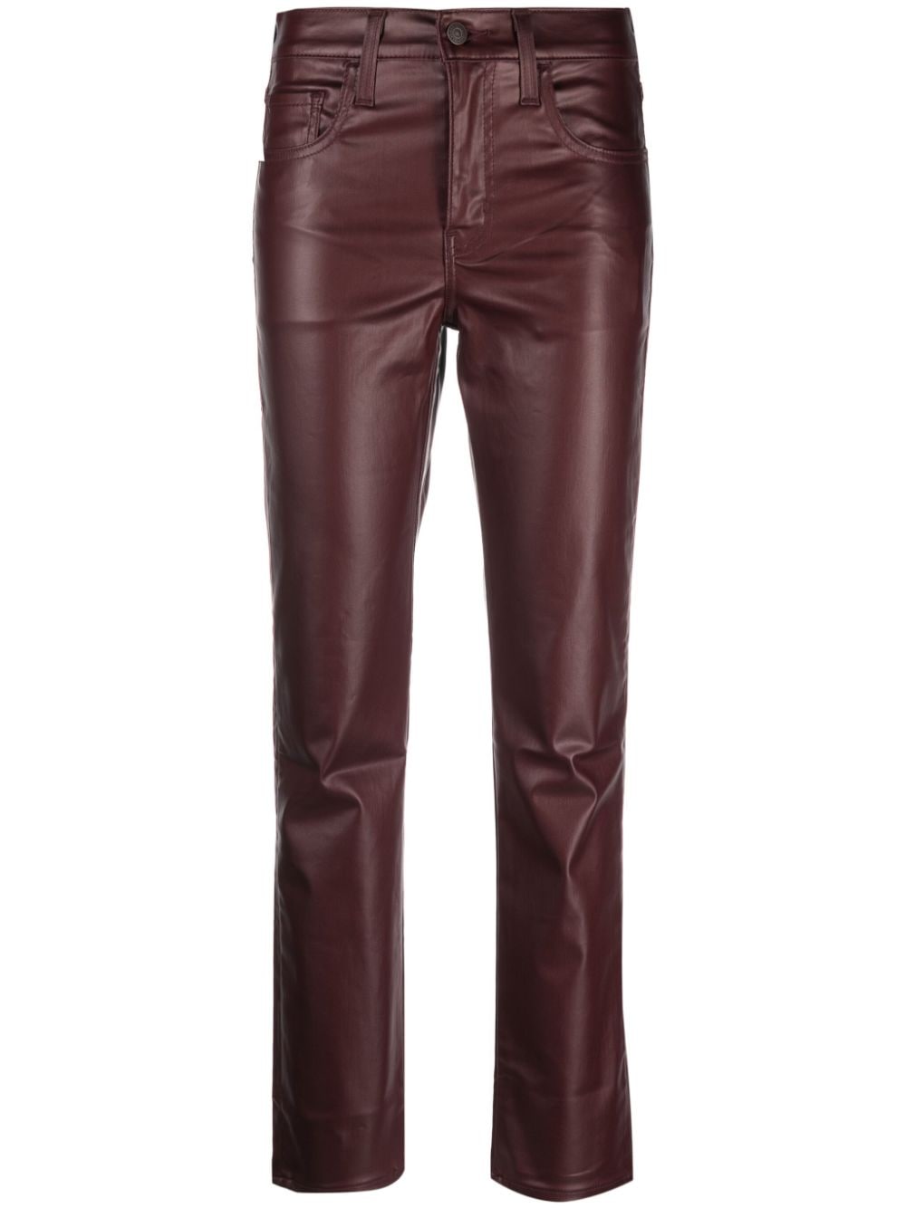 Levi's coated-finish straight-leg trousers - Red von Levi's