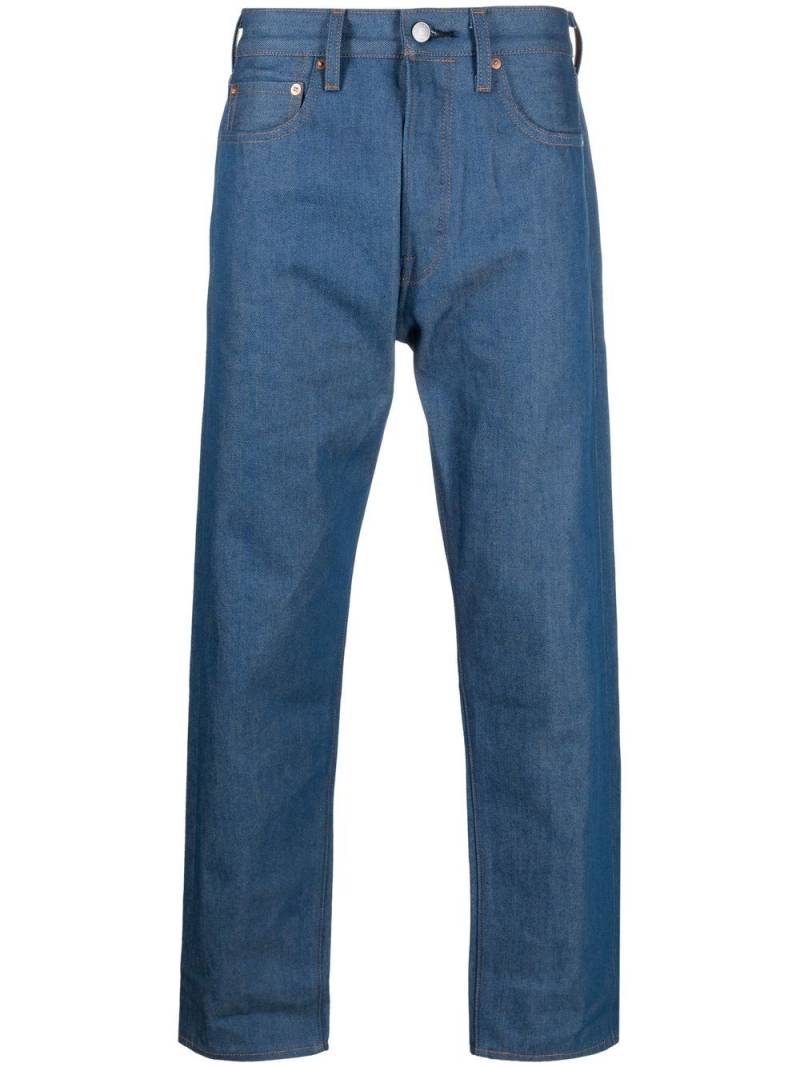 Levi's logo patch straight leg jeans - Blue von Levi's