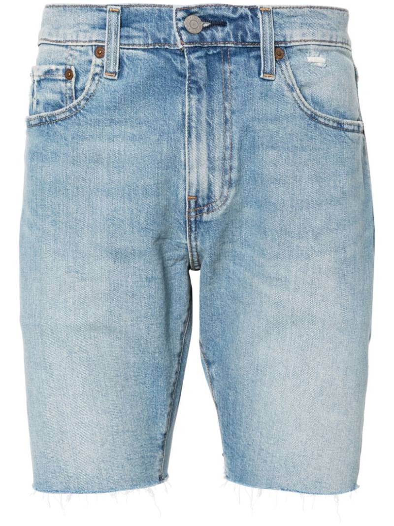 Levi's mid-rise denim shorts - Blue von Levi's