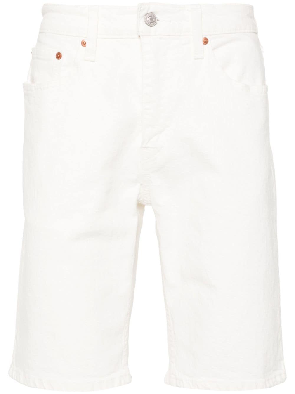 Levi's mid-rise denim shorts - White von Levi's