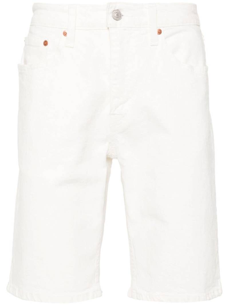 Levi's mid-rise denim shorts - White von Levi's