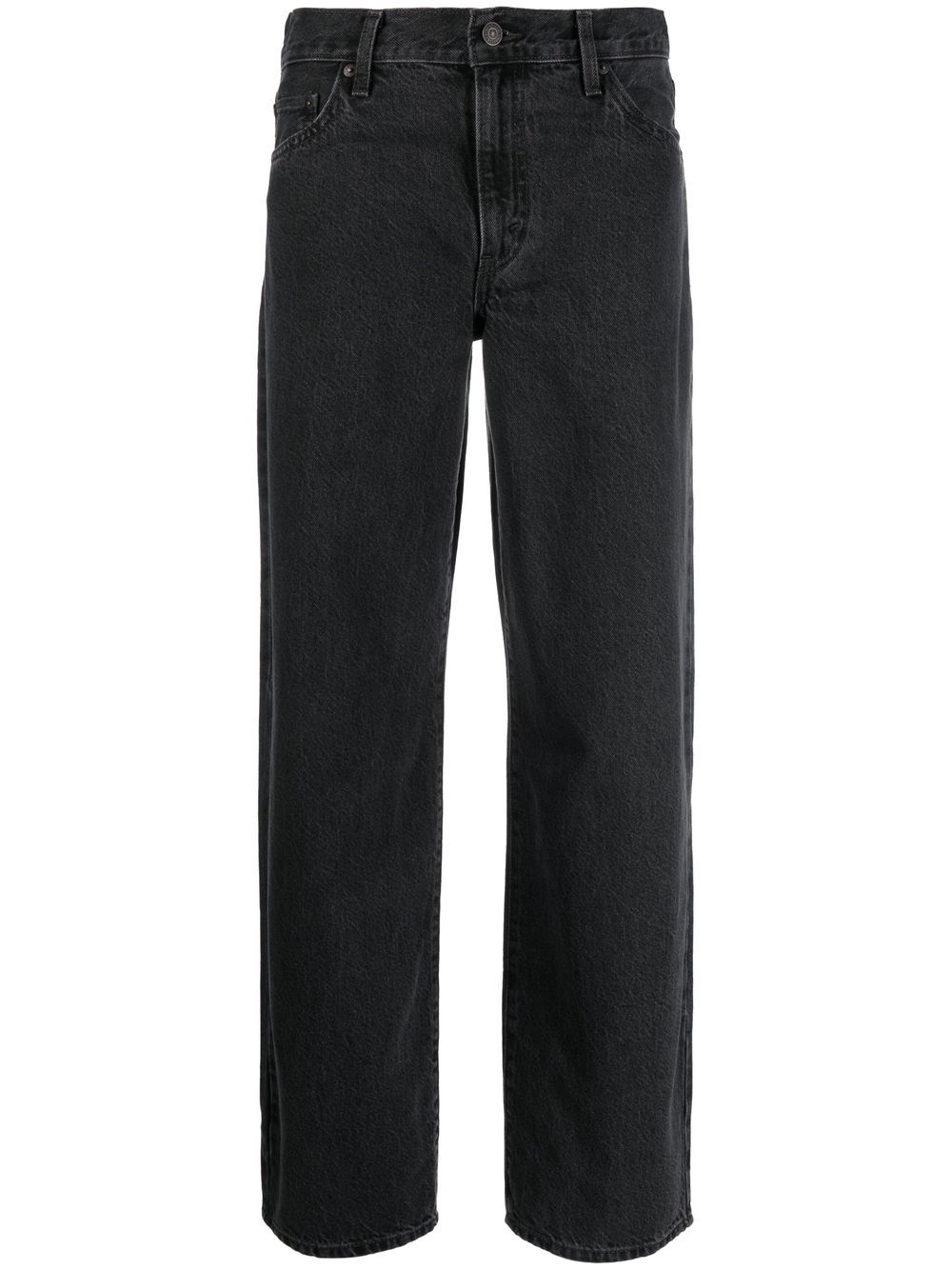 Levi's mid-rise straight-leg jeans - Black von Levi's