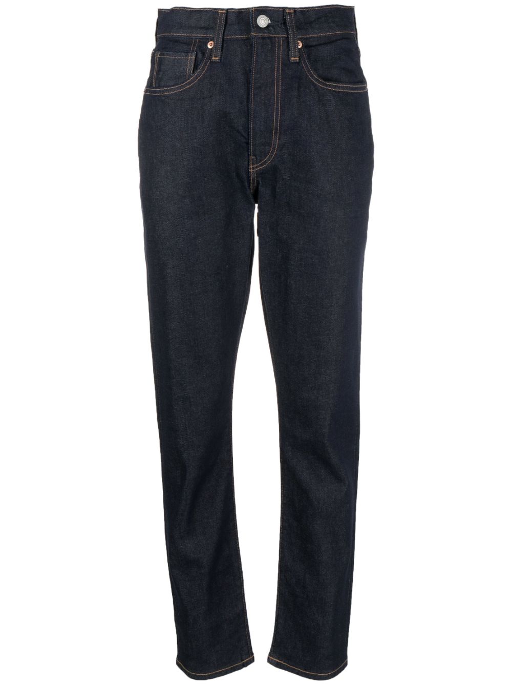 Levi's mid-rise tapered-leg jeans - Blue von Levi's