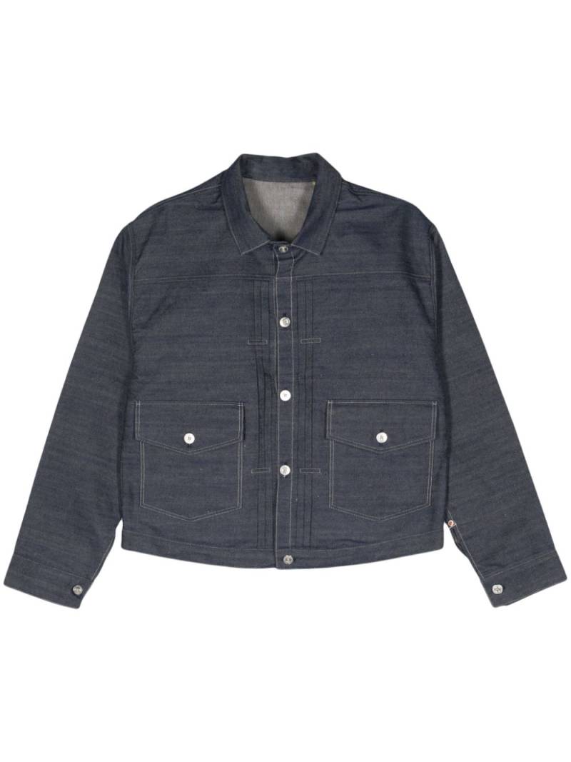 Levi's pleat-detail denim overshirt - Blue von Levi's