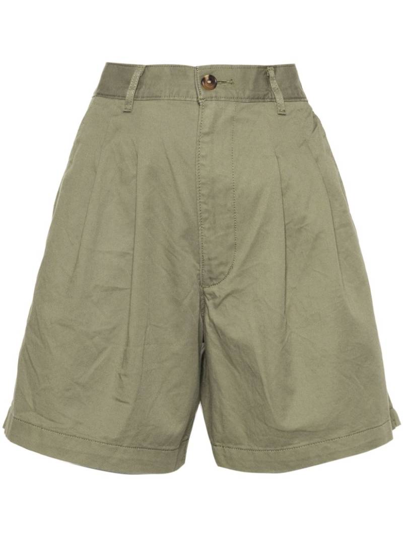 Levi's pleat-detail twill shorts - Green von Levi's