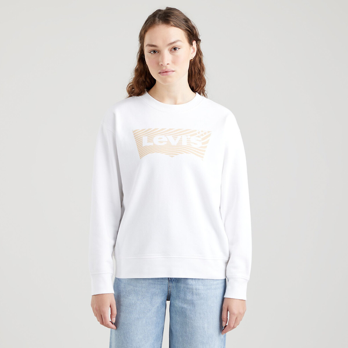 Sweatshirt mit Rundhals und Logo vorne von Levi's