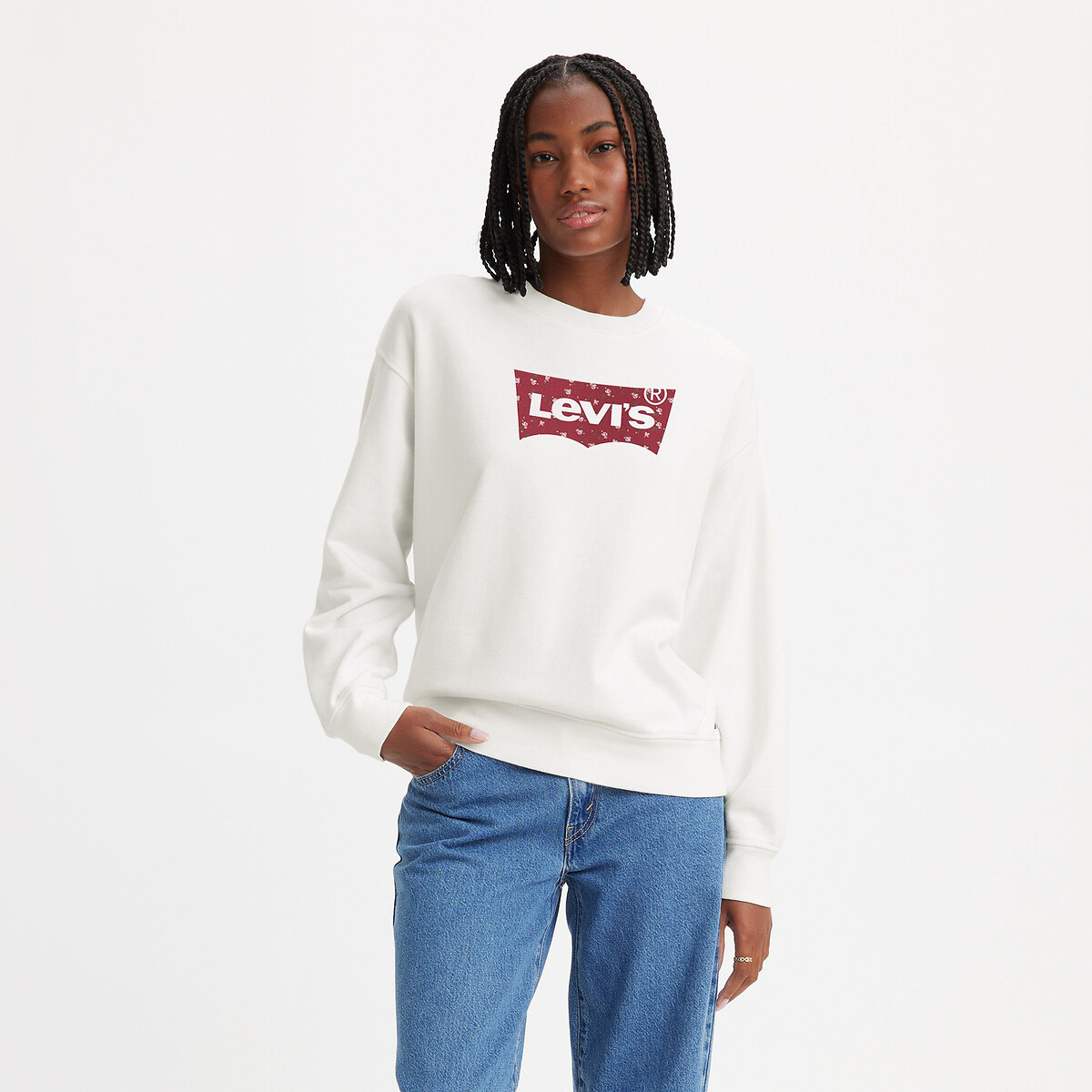 Sweatshirt mit rundem Ausschnitt, Logo an der Brust von Levi's