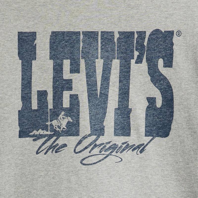 T-Shirt mit rundem Ausschnitt und Logo von Levi's