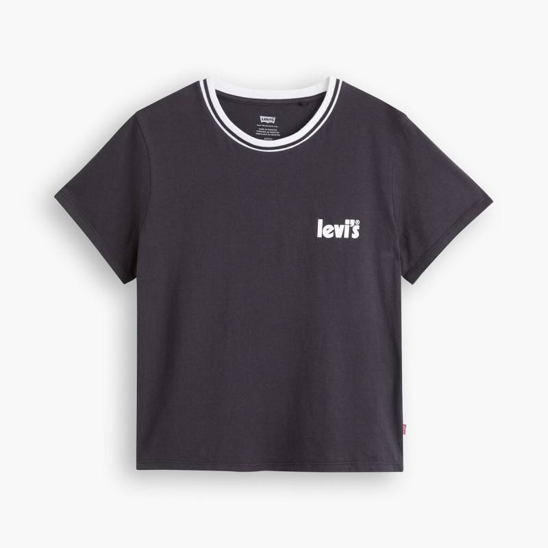T-Shirt mit rundem Ausschnitt und Logo vorne von Levi's