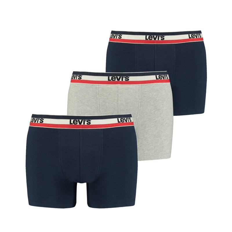 Boxershort 3er Pack Stretch-men Sprtswr Logo Boxer Brief 3p Herren Multicolor M von Levis