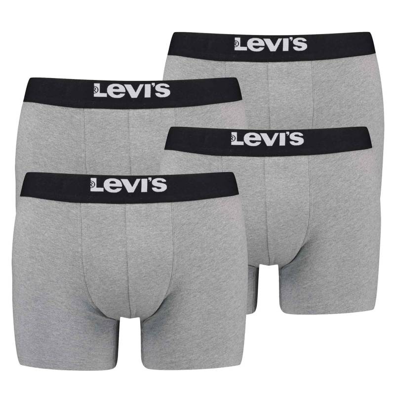 Boxershort Stretch Herren Grau L von Levis