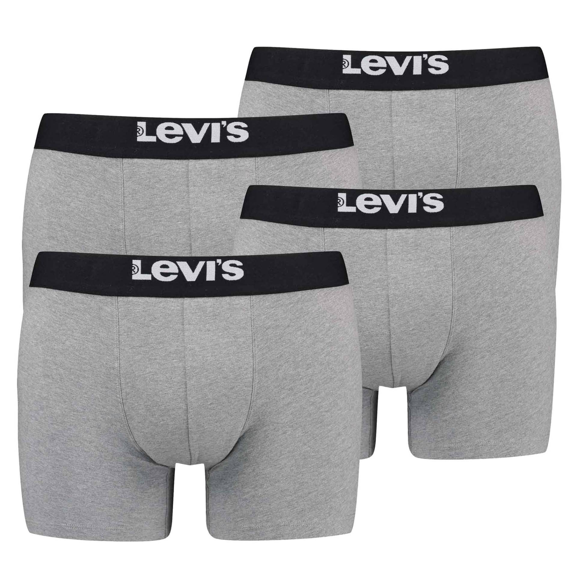 Boxershort Stretch Herren Grau XL von Levis