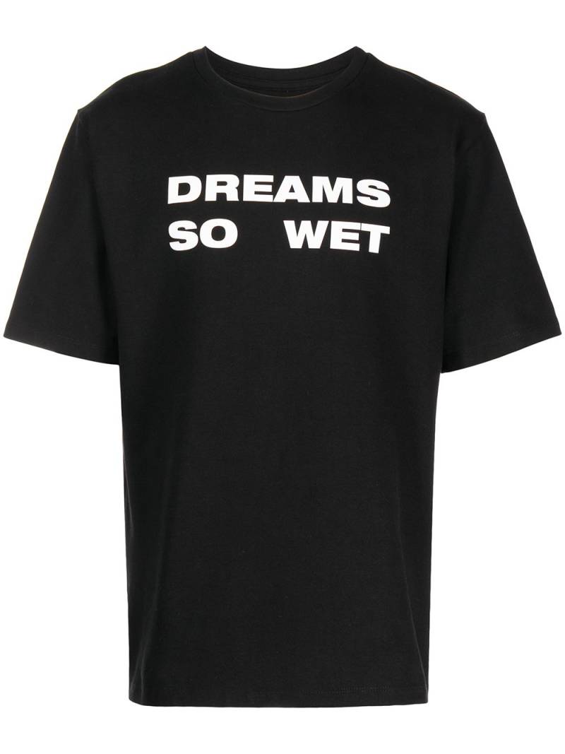 Liberal Youth Ministry Dreams So Wet slogan-print T-shirt - Black von Liberal Youth Ministry