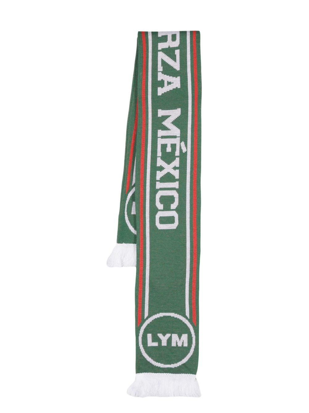 Liberal Youth Ministry jacquard football scarf - Green von Liberal Youth Ministry