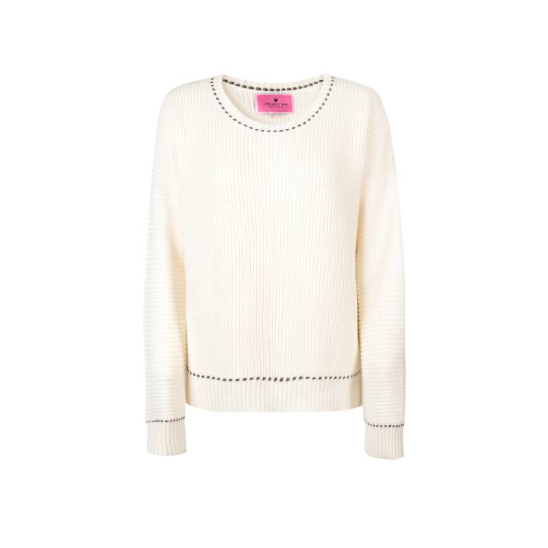 Lieblingsstück Rundhalspullover »LisbethL«, mit kontrastfarbenen Stitching von Lieblingsstück