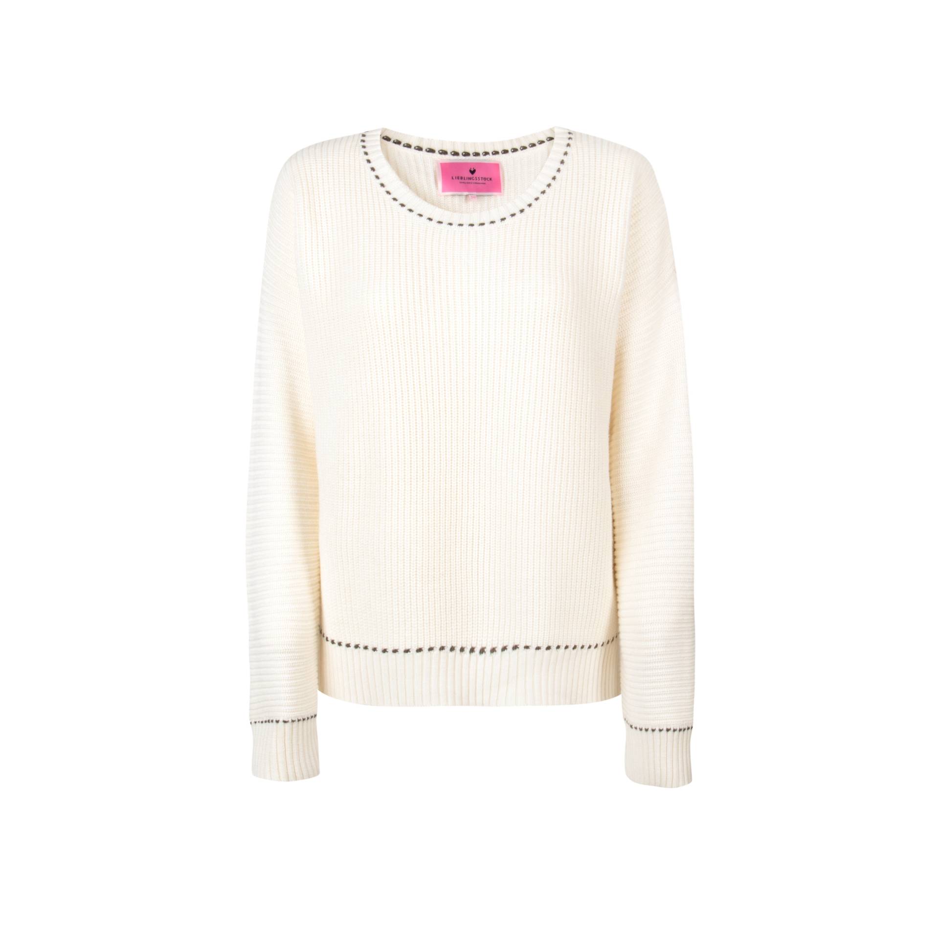 Lieblingsstück Rundhalspullover »LisbethL«, mit kontrastfarbenen Stitching Lieblingsstück Rundhalspullover »LisbethL«, mit kontrastfarbenen Stitching von Lieblingsstück