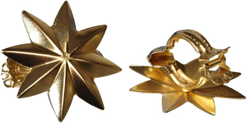 Liedeco Dekoklammer »Stern«, (Packung, 2 St.), für Gardinen, Vorhänge von LIEDECO