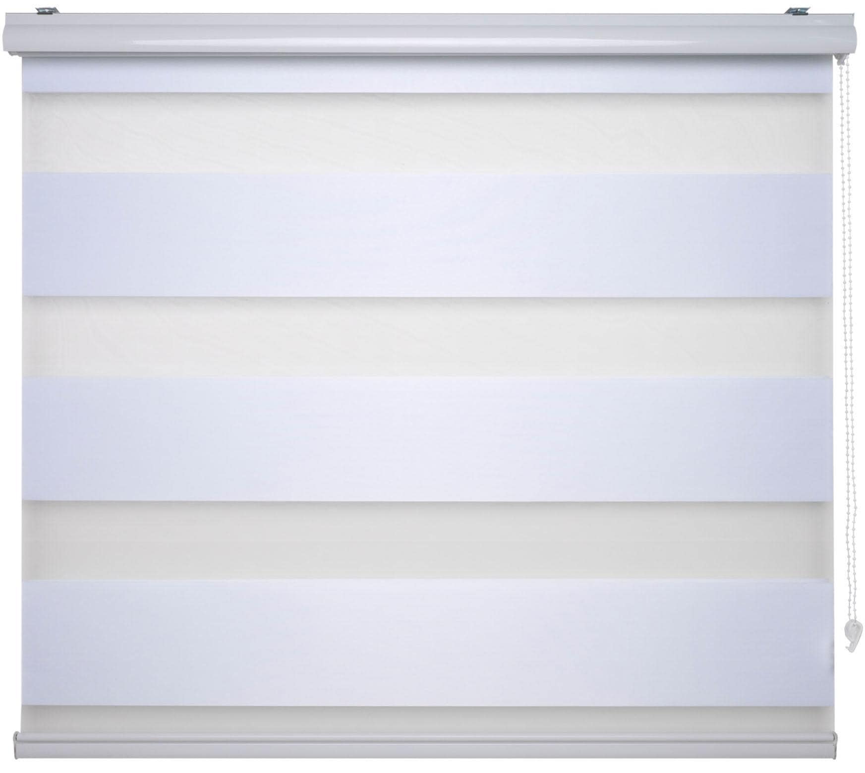 Liedeco Doppelrollo »DUO-Rollo mit 20 cm Streifen«, Lichtschutz, mit Bohren, im Fixmass Liedeco Doppelrollo »DUO-Rollo mit 20 cm Streifen«, Lichtschutz, mit Bohren, im Fixmass von LIEDECO