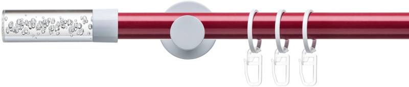 Liedeco Gardinenstange »Fertigstilgarnitur 20 mm Power Celebration Zylinder Acryl«, 1 läufig-läufig, Fixmass, Gardinenstange Komplett, Farbkombination von LIEDECO