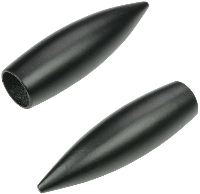 Liedeco Gardinenstangen-Endstück »Bullet«, (Set, 2 St.) von LIEDECO