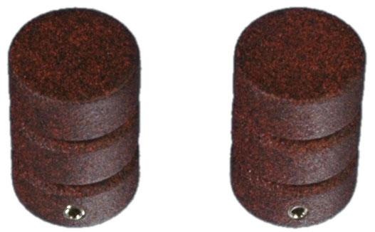 Liedeco Gardinenstangen-Endstück »Zylinder mit Rille«, (Set, 2 St.), für Gardinenstangen Ø 16 mm von LIEDECO