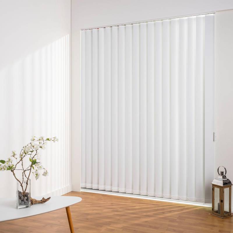 Liedeco Lamellenvorhang »Lamellenvorhang Vertikalanlage Verdunkelung - 89 mm Lamelle«, (1 St.), Kürzbare Vertikalanlage Verdunkelung von LIEDECO