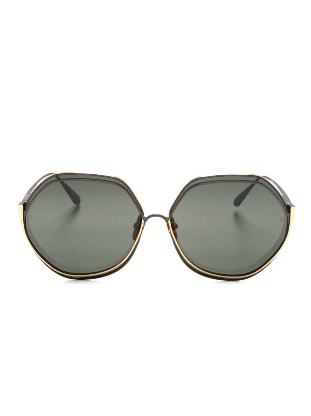 Linda Farrow Aspen oversize-frame sunglasses - Black von Linda Farrow