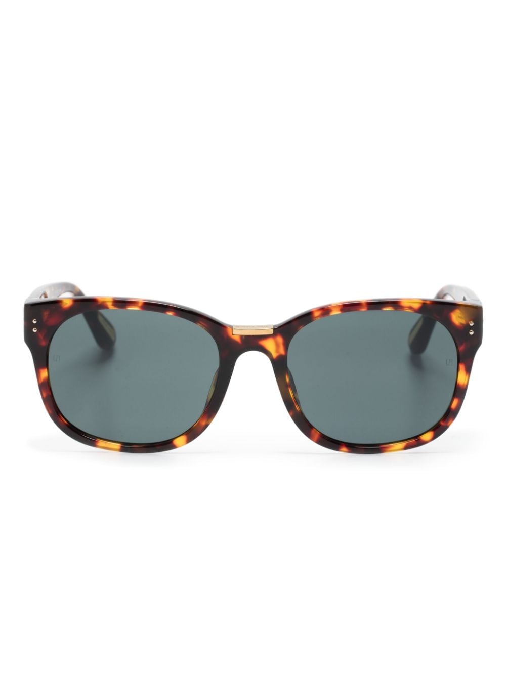 Linda Farrow Cedric square-frame sunglasses - Brown von Linda Farrow