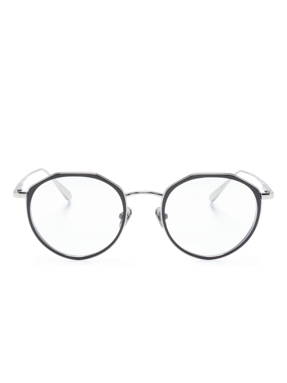 Linda Farrow Cesar round-frame glasses - Black von Linda Farrow