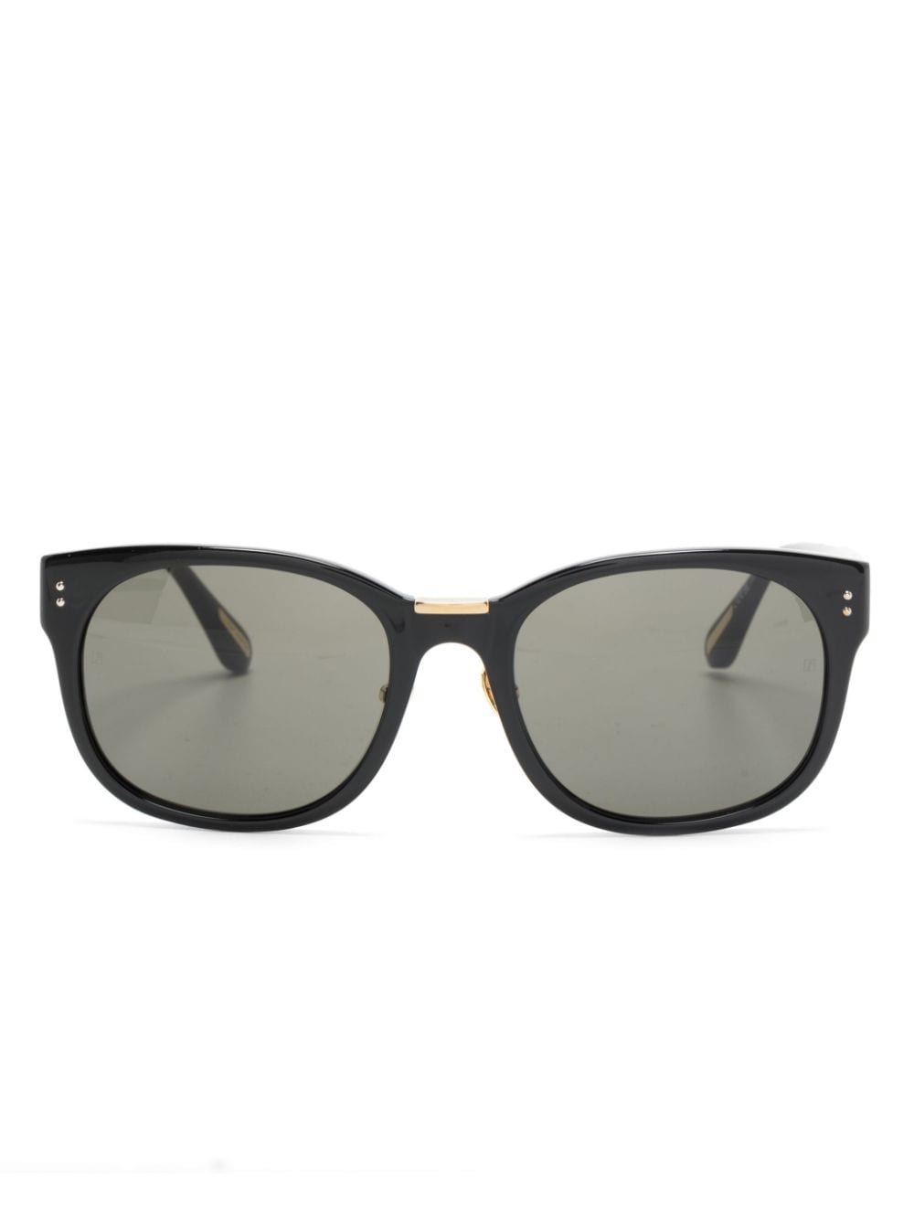 Linda Farrow Edson square-frame sunglasses - Black von Linda Farrow