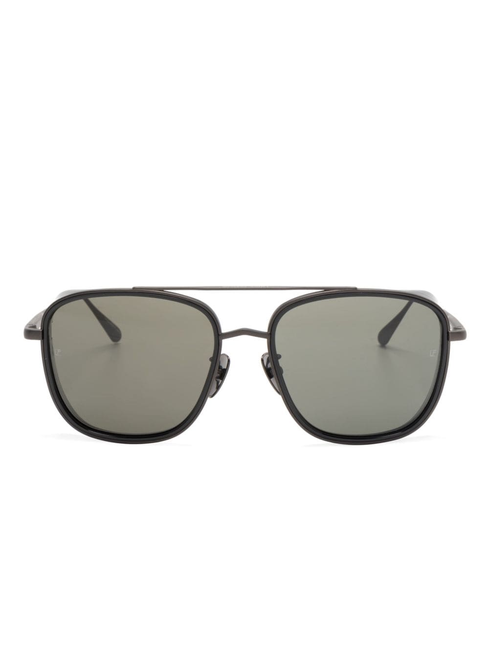 Linda Farrow Enzo square-frame sunglasses - Black von Linda Farrow