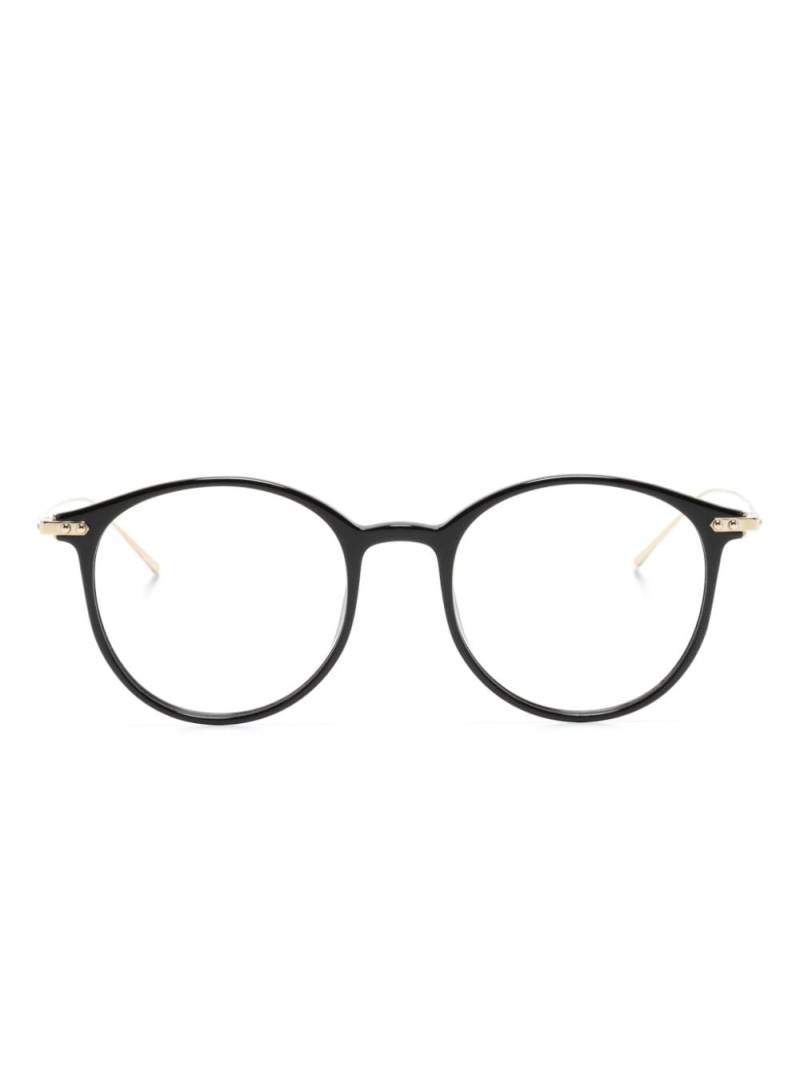 Linda Farrow LF02 round-frame glasses - Gold von Linda Farrow