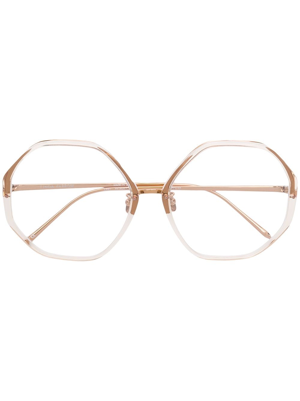 Linda Farrow LFL901 frame glasses - Gold von Linda Farrow