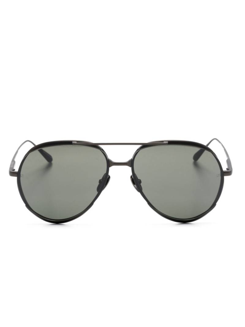 Linda Farrow Matisse pilot-frame sunglasses - Grey von Linda Farrow