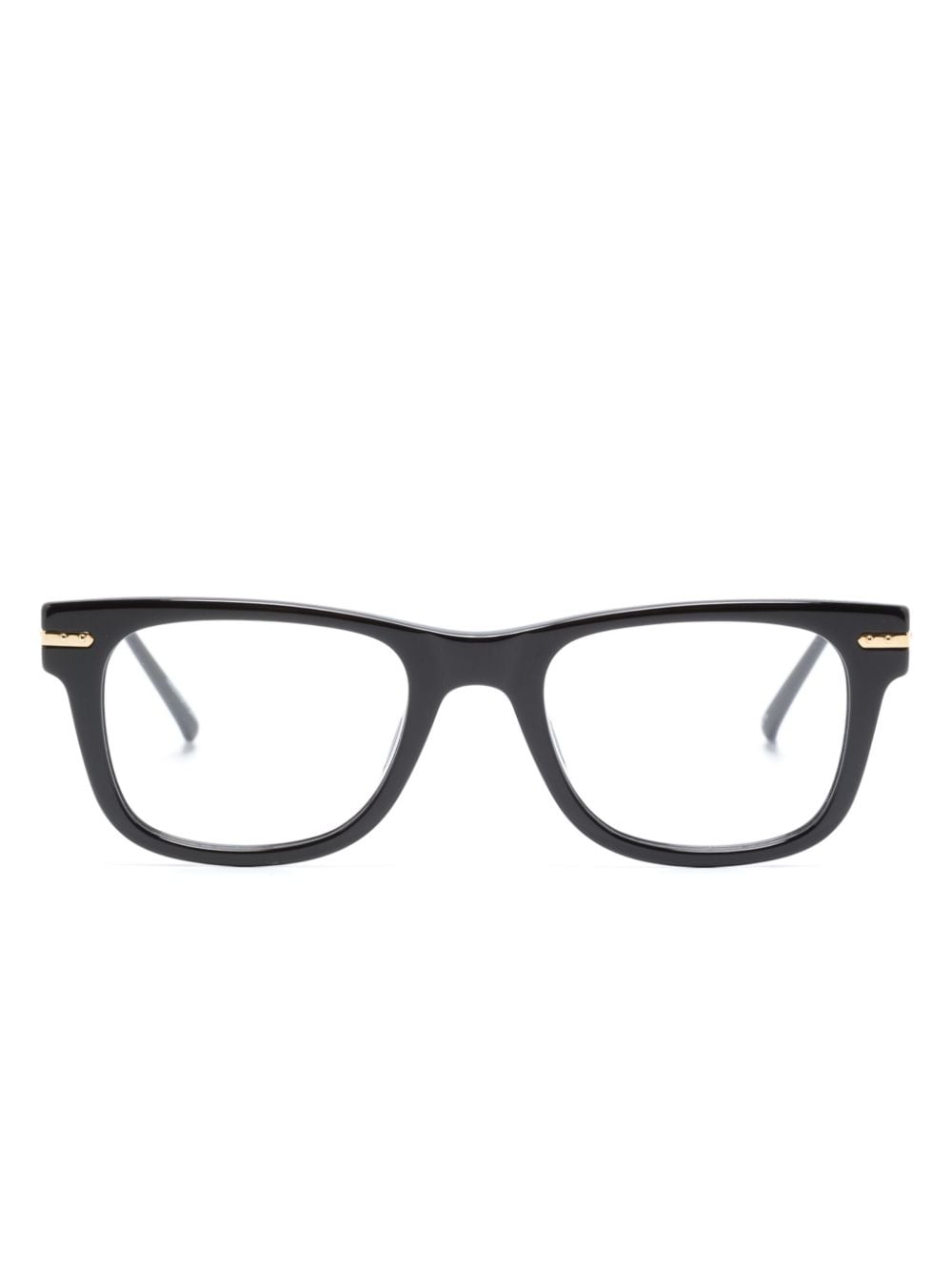 Linda Farrow Portico square-frame glasses - Black von Linda Farrow
