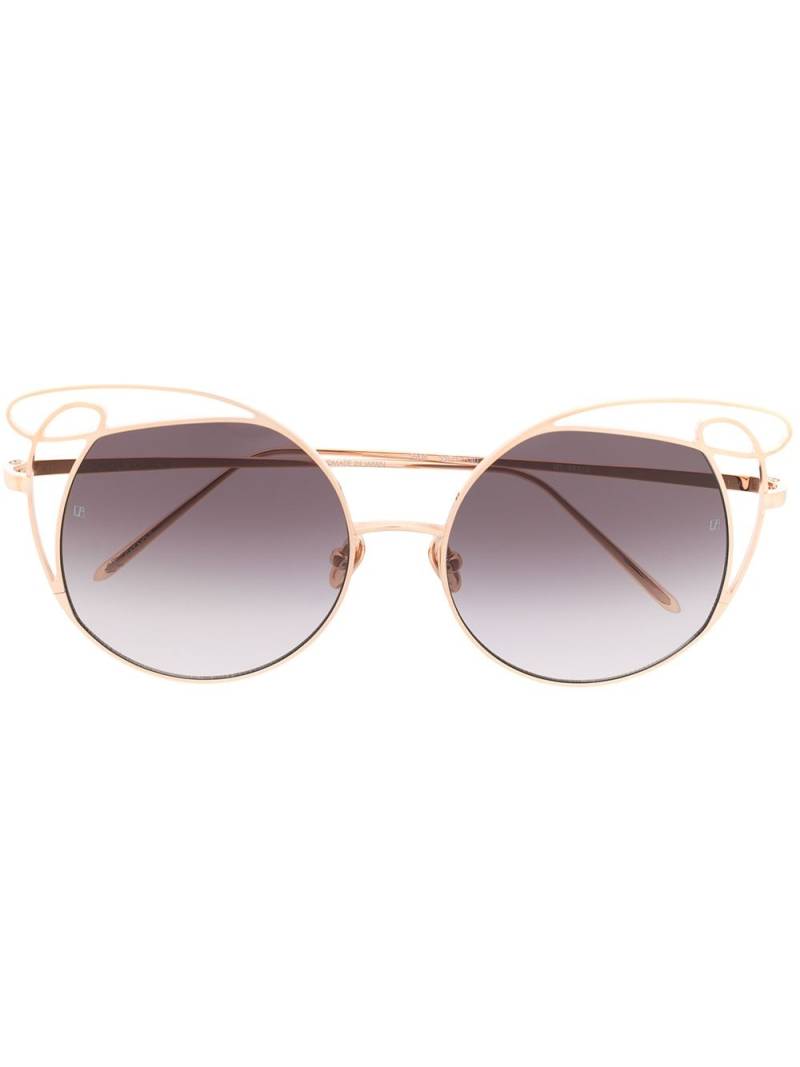 Linda Farrow Precious sunglasses - Gold von Linda Farrow