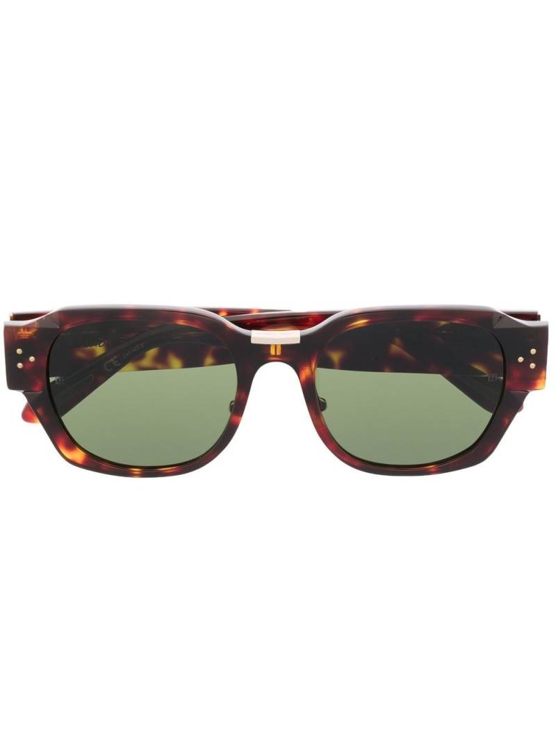 Linda Farrow Ramon square-frame sunglasses - Brown von Linda Farrow